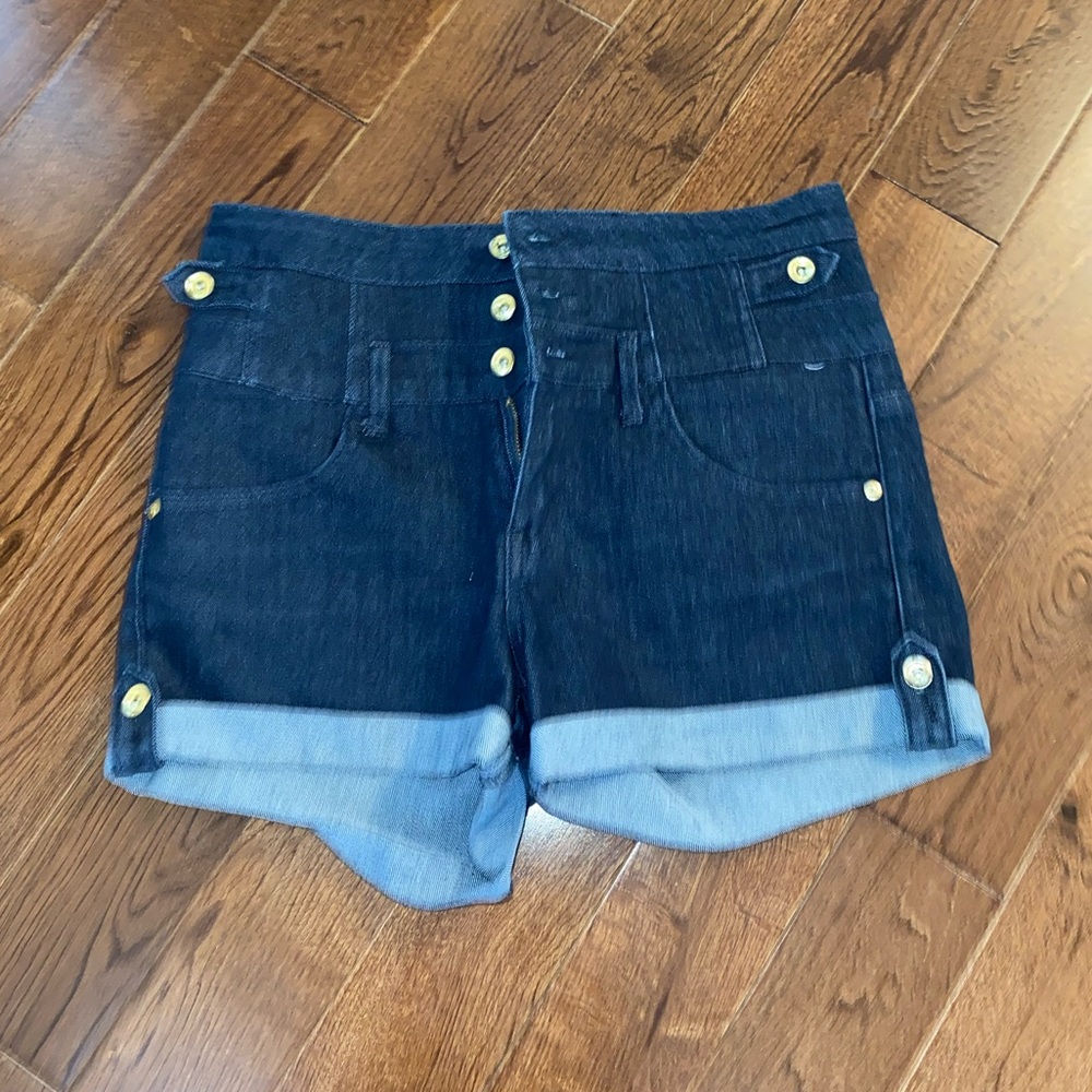 High Waisted Denim Shorts